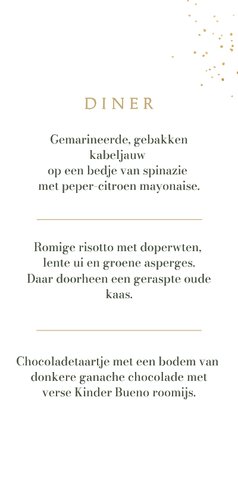 Stijlvolle menukaart watercolor chique groen goud spetters 3