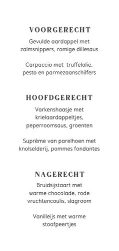 Trouwen oranje roze hippe menukaart hartje gestreept Achterkant