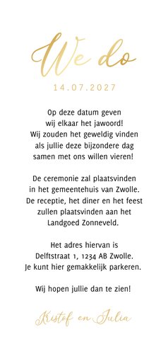 Trouwkaart doodle tijdlijn illustratie hartjes we do 3