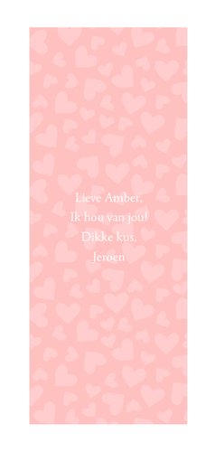 Valentijnskaart I love you met foto's en hartjes 3