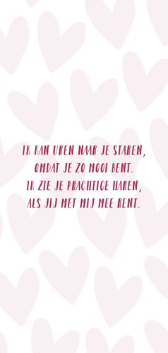 Valentijnskaart Jij bent leuk mag ik je houden? 3