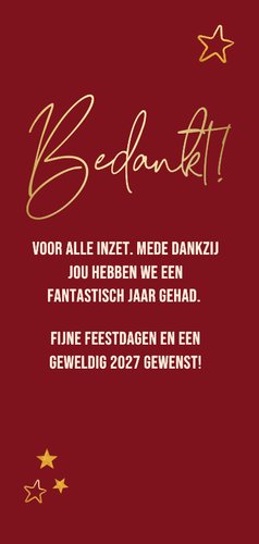 Zakelijke kerstkaart we hebben weer gepiekt dit jaar 3