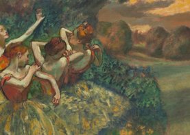 Edgar Degas. Vier danseressen