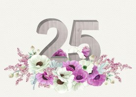 Jubileum anemonen 25 jaar
