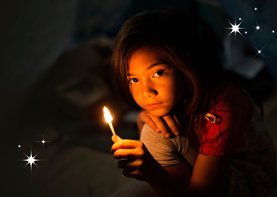 Kerstkaart SOS Kinderdorpen met vaste foto