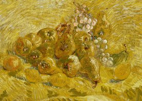 Kunstkaart van Vincent van Gogh. Kweeperen