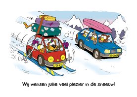 Vakantie wintersport met auto
