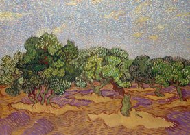 Vincent van Gogh. Landschap met boomgaard