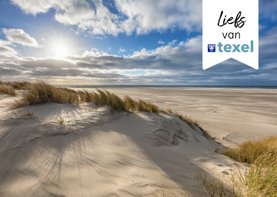 Zomaar kaart mooie strand genieten van Texel 