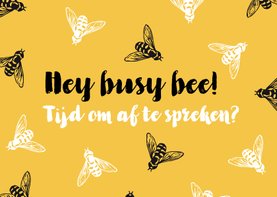 Zomaarkaart Hey busy bee