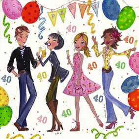 40 jaar Feest by Cartita Design