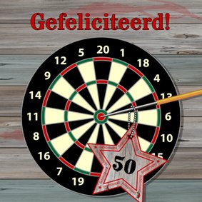 50 jaar DARTBORD 4knt