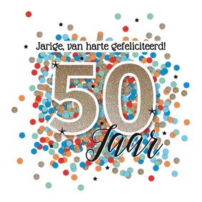 Abraham 50 jaar felicitatie kaart verjaardag