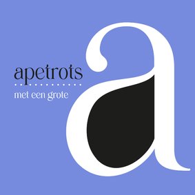 Apetrots met een grote A