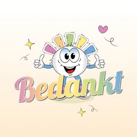 Bedankkaart Bliss to Shine