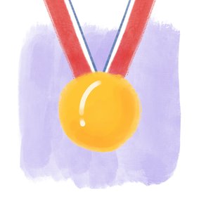 Bedankkaart Duchenne Parent Project medaille