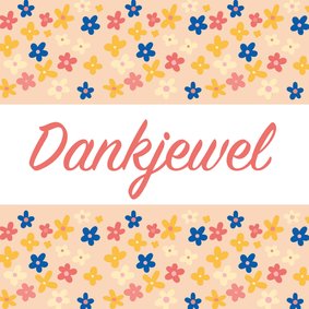 Bedankt voor je steun bloemen