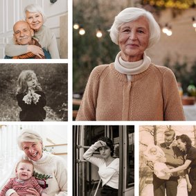 Bedankt voor uw medeleven fotocollage rouwkaart