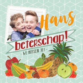 Beterschap fruit eigen foto