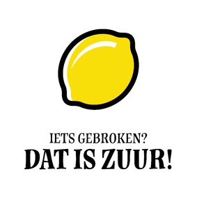 Beterschap - iets gebroken dat is zuur