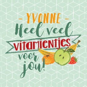 Beterschap vitamines fruit trendy