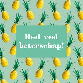 Beterschapskaart ananas