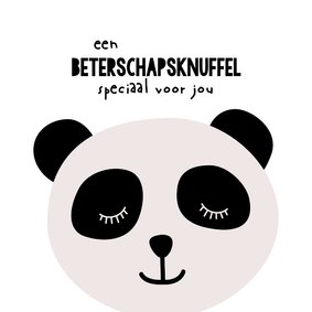 Beterschapskaart - Een beterschapsknuffel voor jou