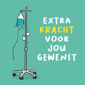 Beterschapskaart grappig infuus