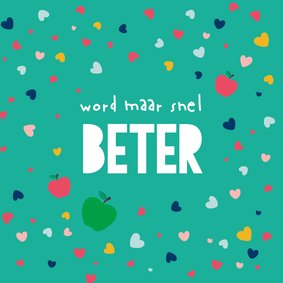 Beterschapskaart kind - word maar snel beter