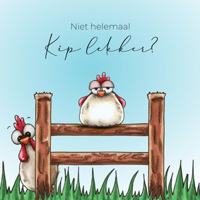 Beterschapskaart kip