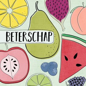 Beterschapskaart - Kleurrijk & Fruitig