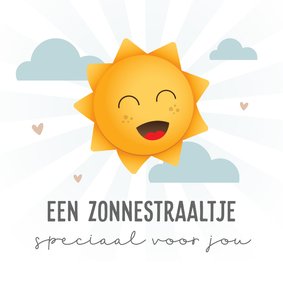 Beterschapskaart zonnestraaltje