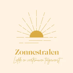 Beterschapskaartje met stralende zon gezegende