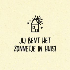 Buienradar zonnetje in huis