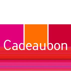 Cadeaubon strepen vierkant