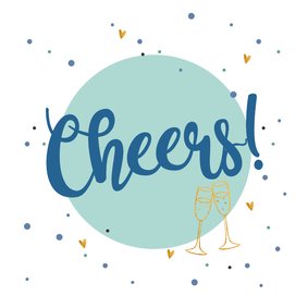 Cheers - love felicitatiekaart