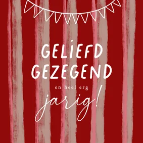 Christelijke verjaardag kaart gezegend geliefd jarig