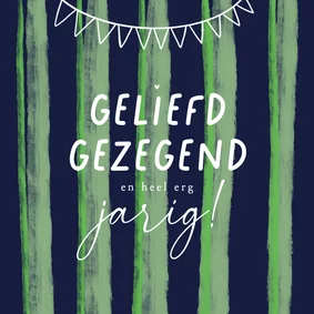 Christelijke verjaardag kaart man gezegend jarig