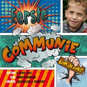  Communiekaart strip cartoon