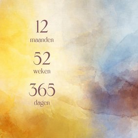 Condoleance een jaar voorbij