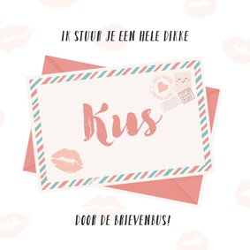 Een dikke kus door de brievenbus! 