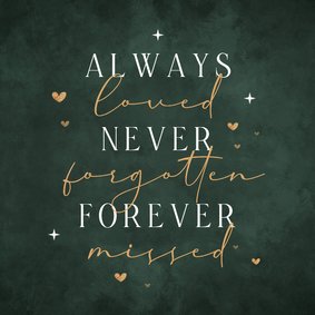Engelstalige sterktekaart deepest sympathy love hartjes