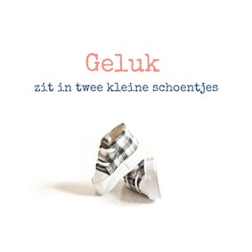 Felicitatie geboorte schoentjes