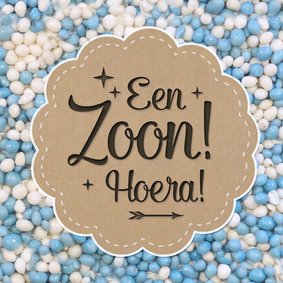 Felicitatie Jongen muisjes Kraft