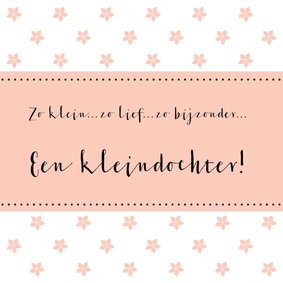 Felicitatie Kleindochter - WW