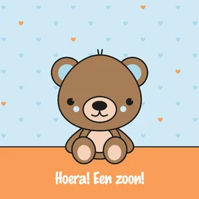Felicitatie - Lief beertje, jongen