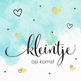 Felicitatie - zwanger kleintje op komst