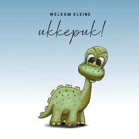 Felicitatiekaart geboorte dino