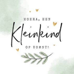 Felicitatiekaart kleinkind geboren jongen meisje opa oma