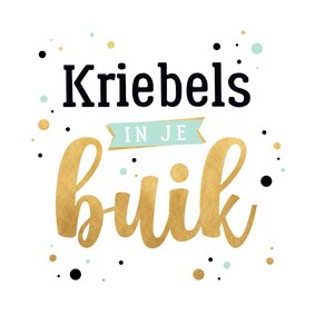 Felicitatiekaart kriebels